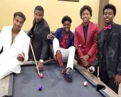 The star loves to be with his friends, whether playing snooker or outdoors.